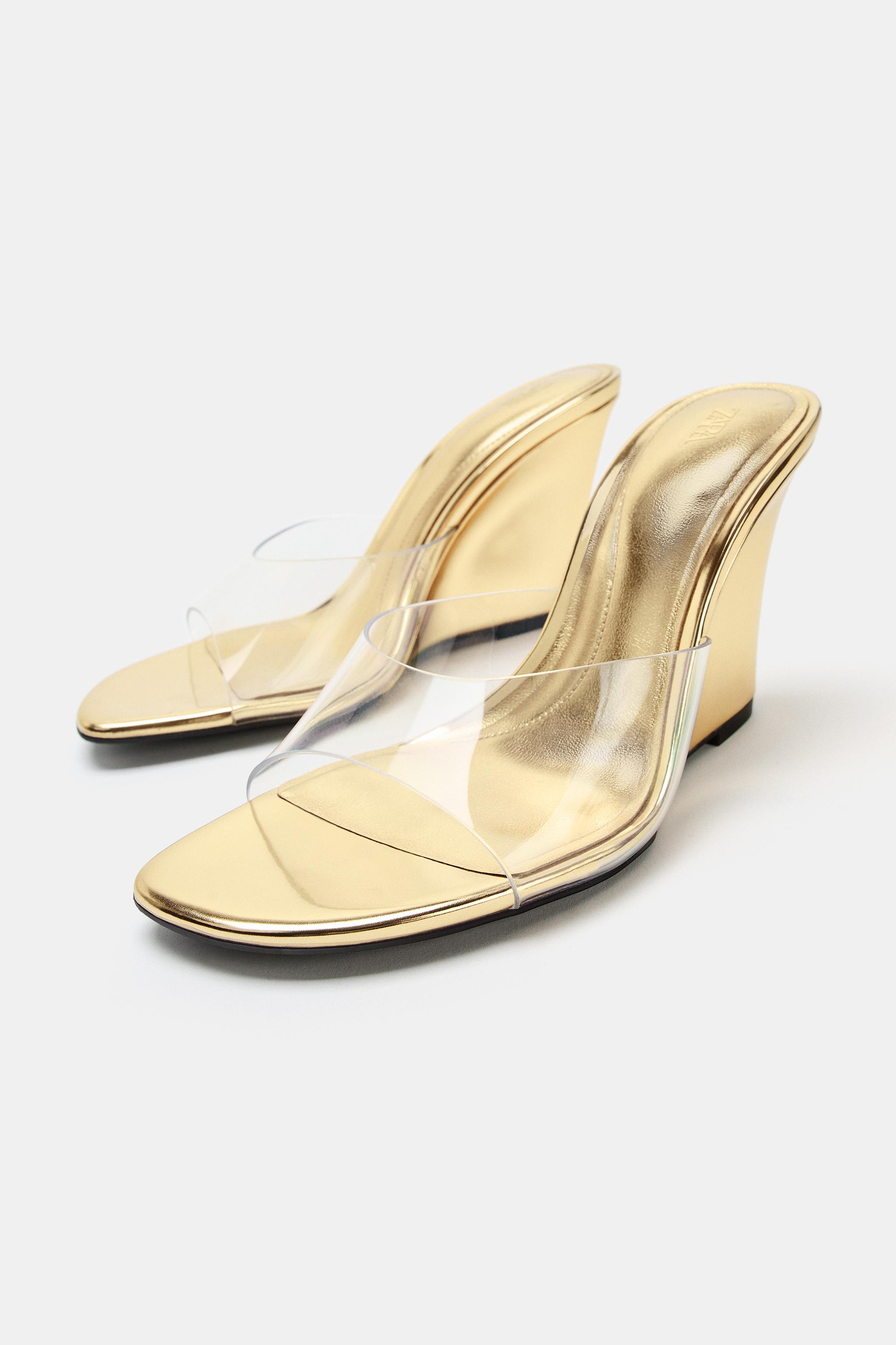 LAMINATED WEDGE MULES